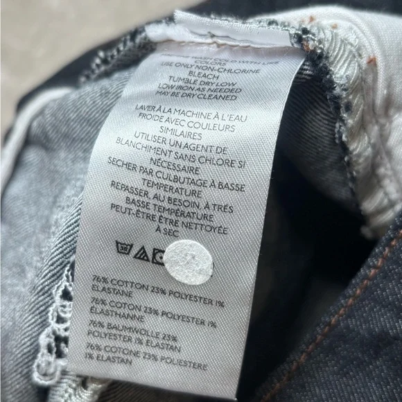 Anthropologie Maeve Dark Blue Wide-Leg Jeans - Picture 5 of 9